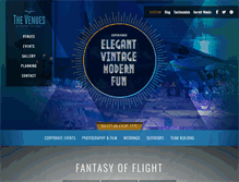 Tablet Screenshot of fantasyofflight.com